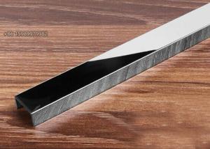 China 316 Stainless Steel U Profile Molding Multiapplication 8ft Long wholesale