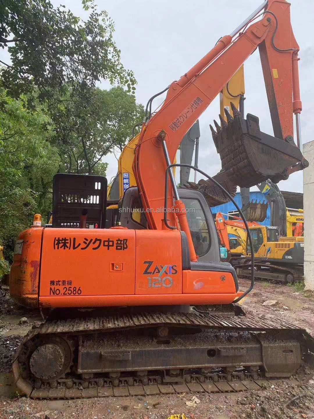 Hitachi hot sale Used digging machine Japanese HITACHI 120 for sale Second hand hydraulic Crawler Excavator good condition