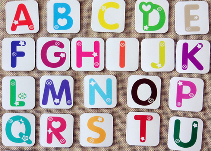 4*4mm EVA Rubber Magnetic Alphabet Refrigerator Magnets