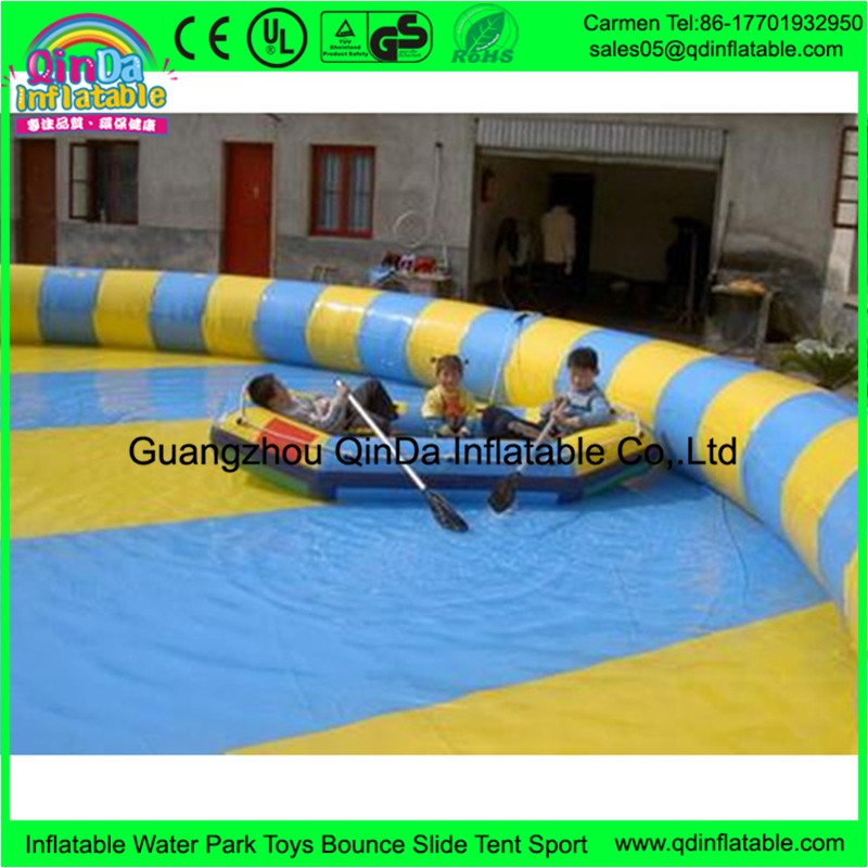 One of the best selling inflatable products swimming pool equipment inflatable pool used for kids play motorized jet ski