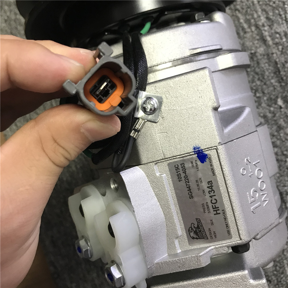 20Y-979-612 Air Conditioning Compressor For Komatsu Excavator PC200-7 SG447220-40531B AC Compressor Parts