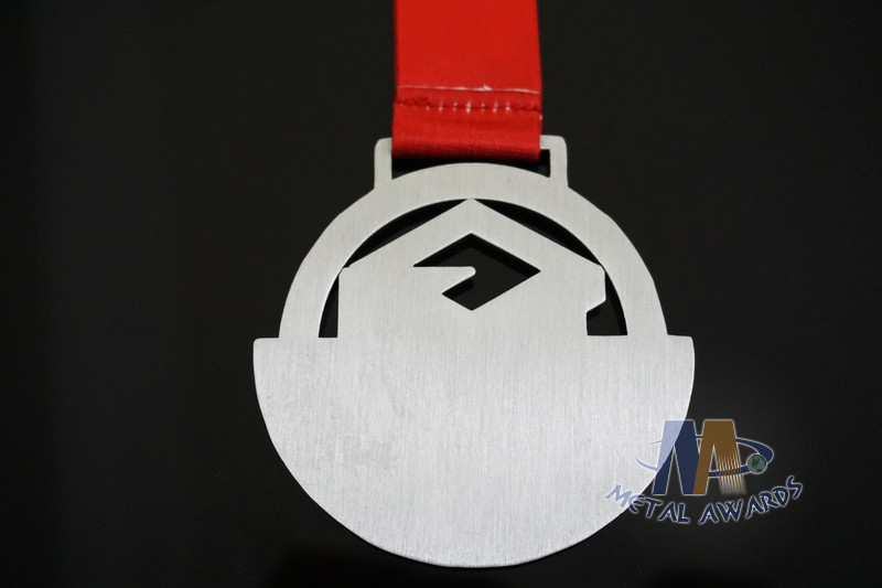 Metal Sports Soft Enamel Custom Award Medals Swmming Marathon Events Antique Silver Plating Medallion