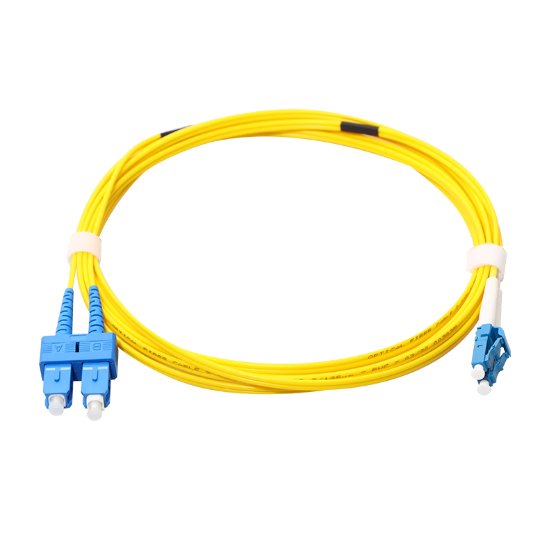 LC SC Duplex Fiber Jumper Patch Cord 1m with ISO9001 Certifaction
