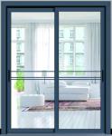 2mm 6005 Anodized Champagne Aluminium Sliding Patio Doors Foldable