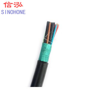 Bulk Single Mode Fiber Optic Cable , 4 Strand Single Mode Hybrid Fiber Power Cable