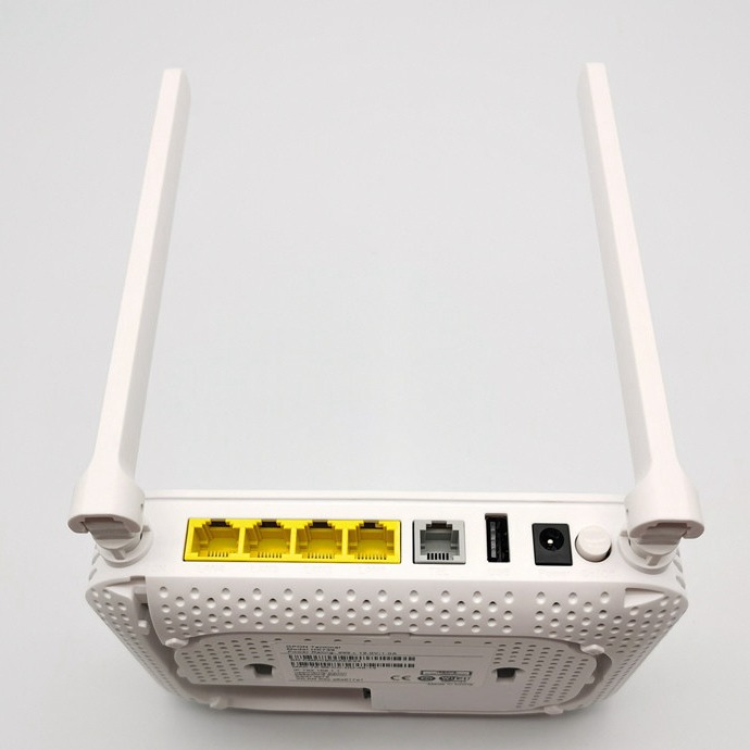 FTTH GPON ONU ONT 2.4G WiFi 1GE 3FE 1TEL Hisilicon Optical Network Terminal