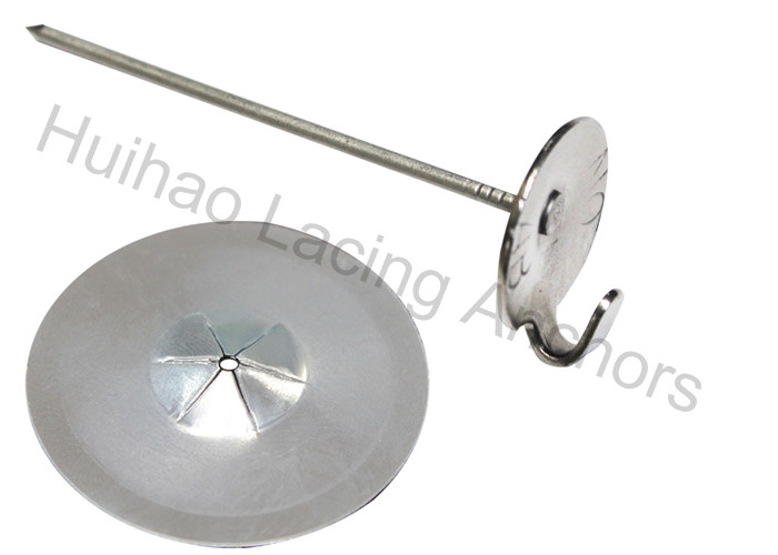 Stainless Steel Insulation Anchor Pins With Hook For Fixing Insulation Blankets