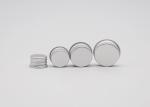 20mm Silver Aluminum Plastic Screw Cap For Pill Bottles