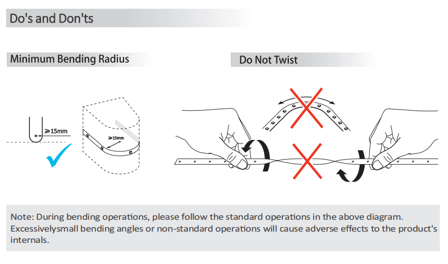 IP20 Bare Flexible LED Strip RGBCW IP20