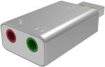 480 Mbps 45mm Aluminum External USB 2.0 Audio Adapter