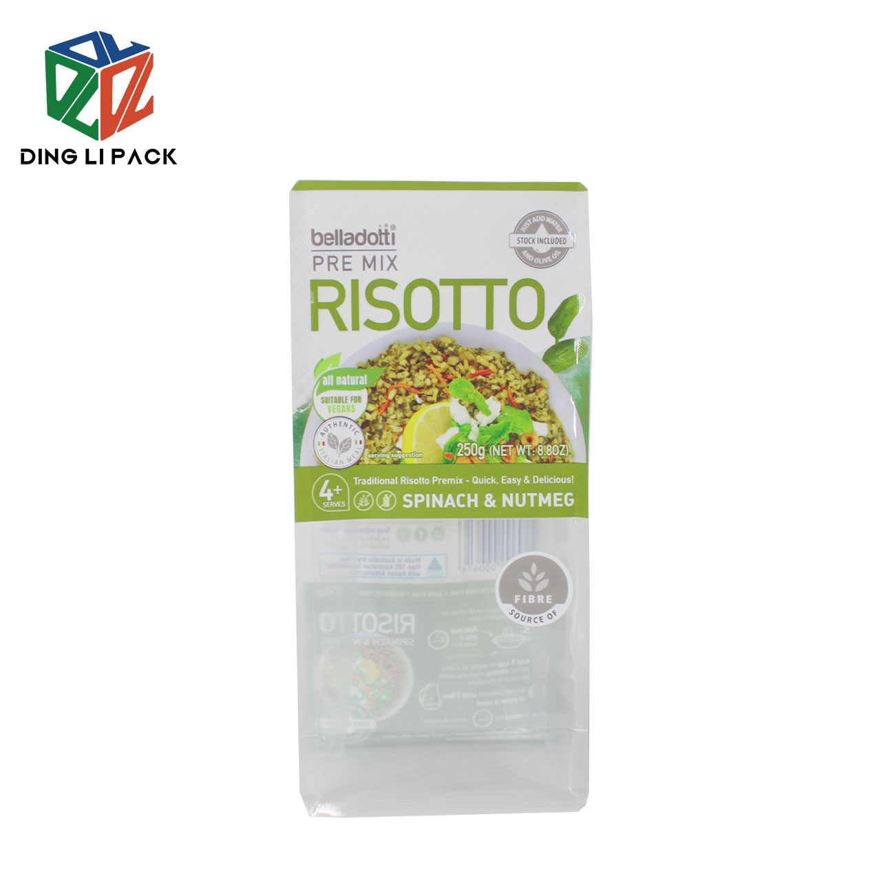 Custom 1kg Mylar Flat Bottom Bag Stand Up Zipper Pouches Reusable For Powder Packaging