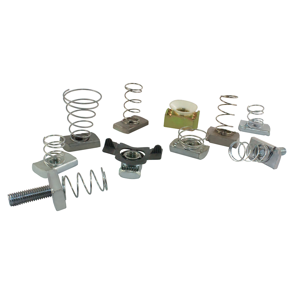 Hot Dip Galvanized Spring Loaded Wing Nut For Construction Channel Steel 1/2" 1/4"