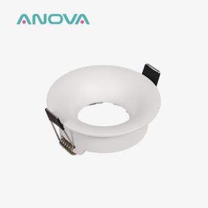 China White Round Downlight Enclosure 68mm Recessed Can Light Housing wholesale