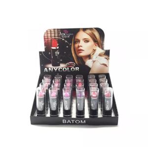China Retail Cardboard POP Lipstick Eyelash Makeup Display Rack Recyclable wholesale