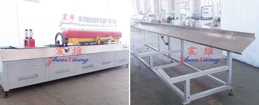 37KW Plastic Wood Profile Production Line High Output Plastic Profile Extruders