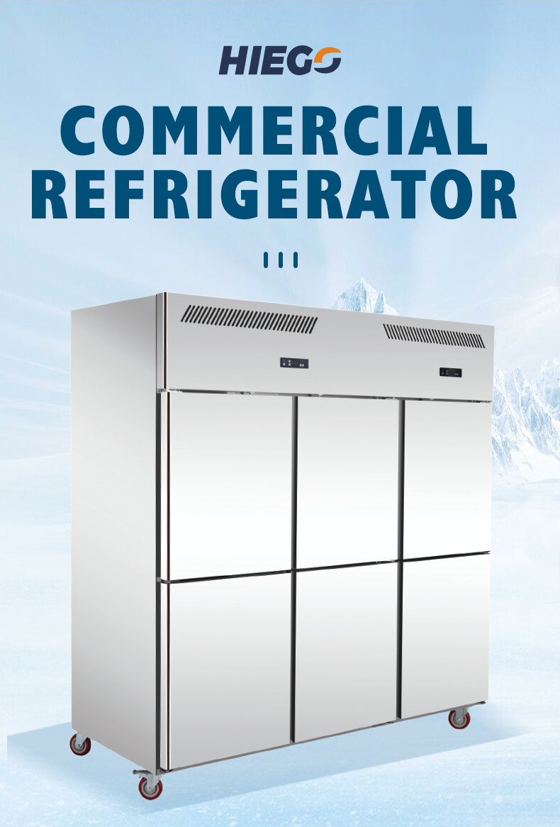 500L Commercial Upright Refrigerator For Hotel Restaurant Kitchen Equipment
