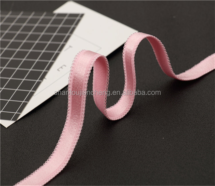High Quality Bra Jacquard Straps Nylon Elastic Straps Customizable Sexy Bra Straps Webbing Garment Spandex / Nylon Bags