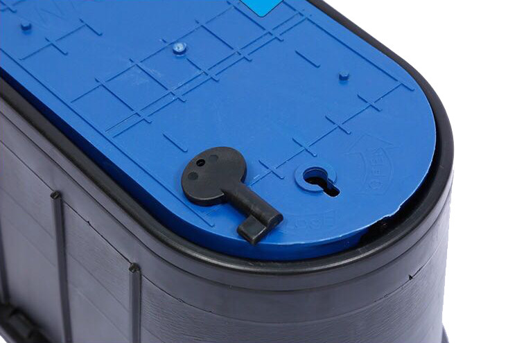 ISO9001 Water Meter Protection Box , IP65 Prepaid Meter Box