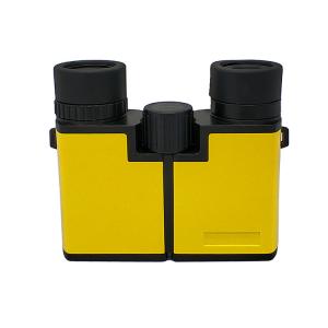 China 10x22 Yellow Kids Binoculars Plastic Bird Watching Binoculars Telescope wholesale