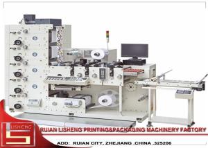 China Multicolor Letterpress Lntermittent Rotary Label Printing Machine , 60m/min wholesale