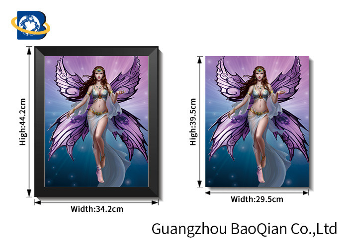 Buatiful Girl / Animal Print Lenticular , 3D Lenticular Pictures Changing Printing
