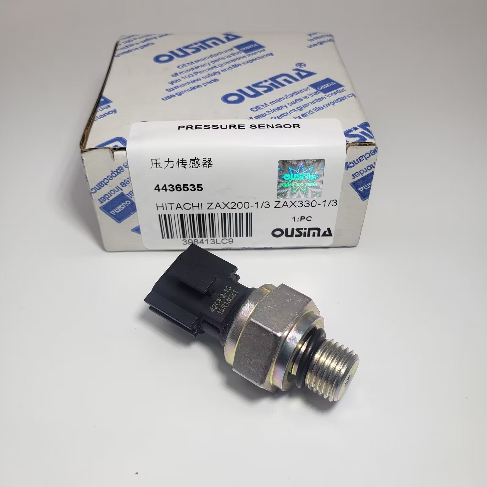 Oil Pressure Sensor 4436535 For Hitachi ZAX200-1 ZAX200-3 ZAX330-1 ZAX330-3