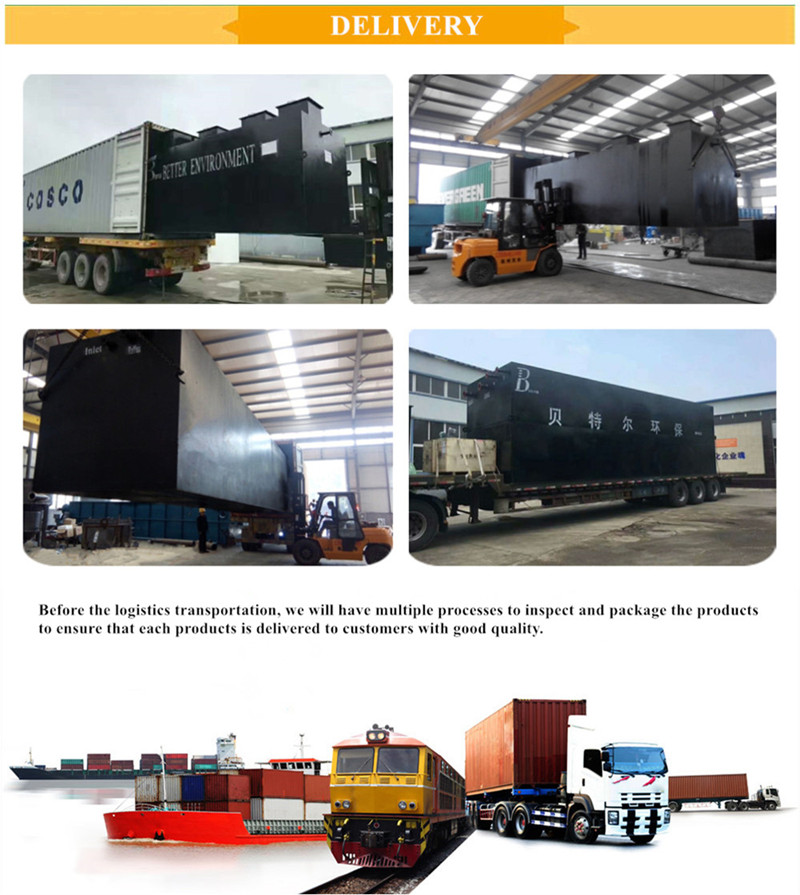 Household Village MBR Sewage Treatment Equipment with and 0.5-30t/h Productivity