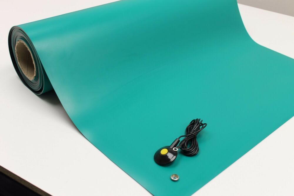 ESD Rubber Mat 2mm 3mm Nitrile 10e6-10e9 Ohm Surface Resistance