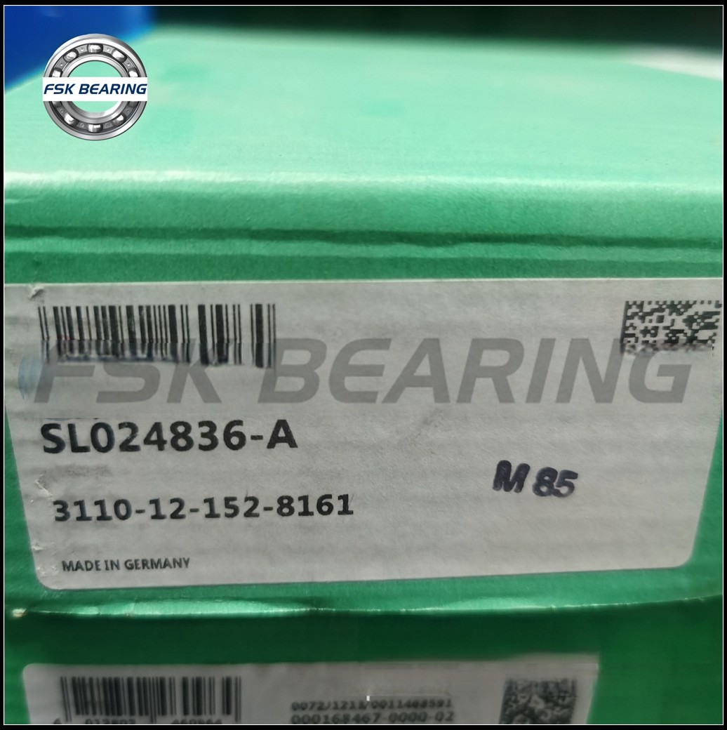 High Radial Load SL024836-A NNCL4836CV Double Row Cylindrical Roller Bearings 180*250*69 mm P6 P5