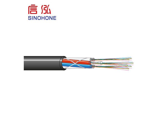 High Fiber Density Microduct Fiber Optic Cable , Blowing Fiber Optic Cable