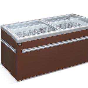 China Grey 50HZ Supermarket Display Freezer Stainless Steel Material wholesale