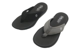 China Fabric Upper Anti Slip Eva 36-41 Footbed Flip Flops wholesale