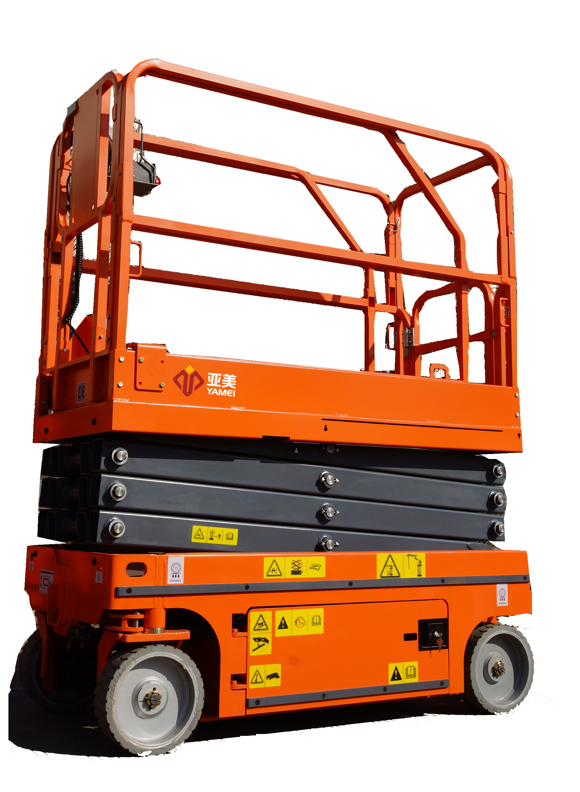 Scissor Lifting Platforms Equipment Electric Scissor Lift With Extendable Platform