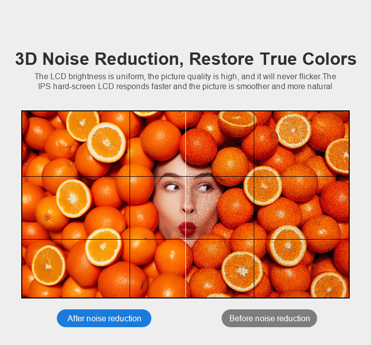 550cd/M2 Narrow Bezel Rental Indoor Video Wall 55inch 8ms Response Time