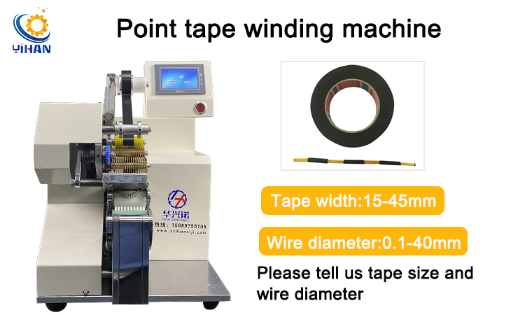 Multifunctional Tape Width 15-45mm Electric Wire Continuous PVC Tape Winding Machine