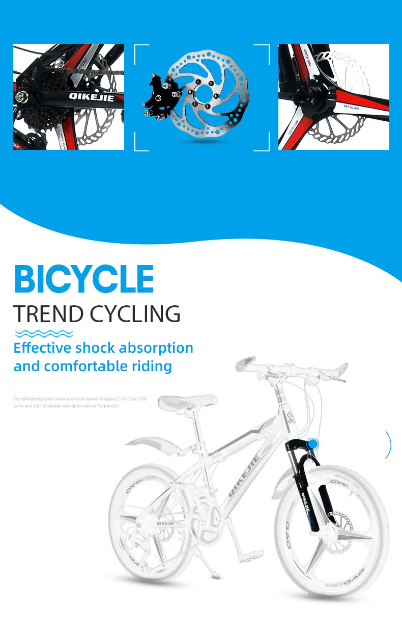 Thicken Cross-Country Tire 20 inch Kids' Bike Popular Colour Matching Bike Velo Enfants Children Bicycles Cycle for Boys