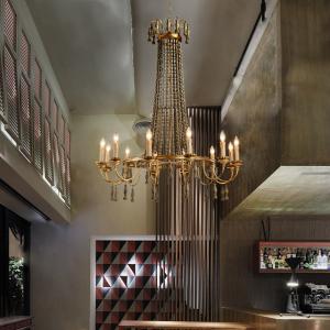China Rustic Elegant chandelier with wooden beads (WH-WI-04) wholesale
