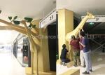 Life Size Fiberglass Animal Statues Giraffe Statue Decoration High Height