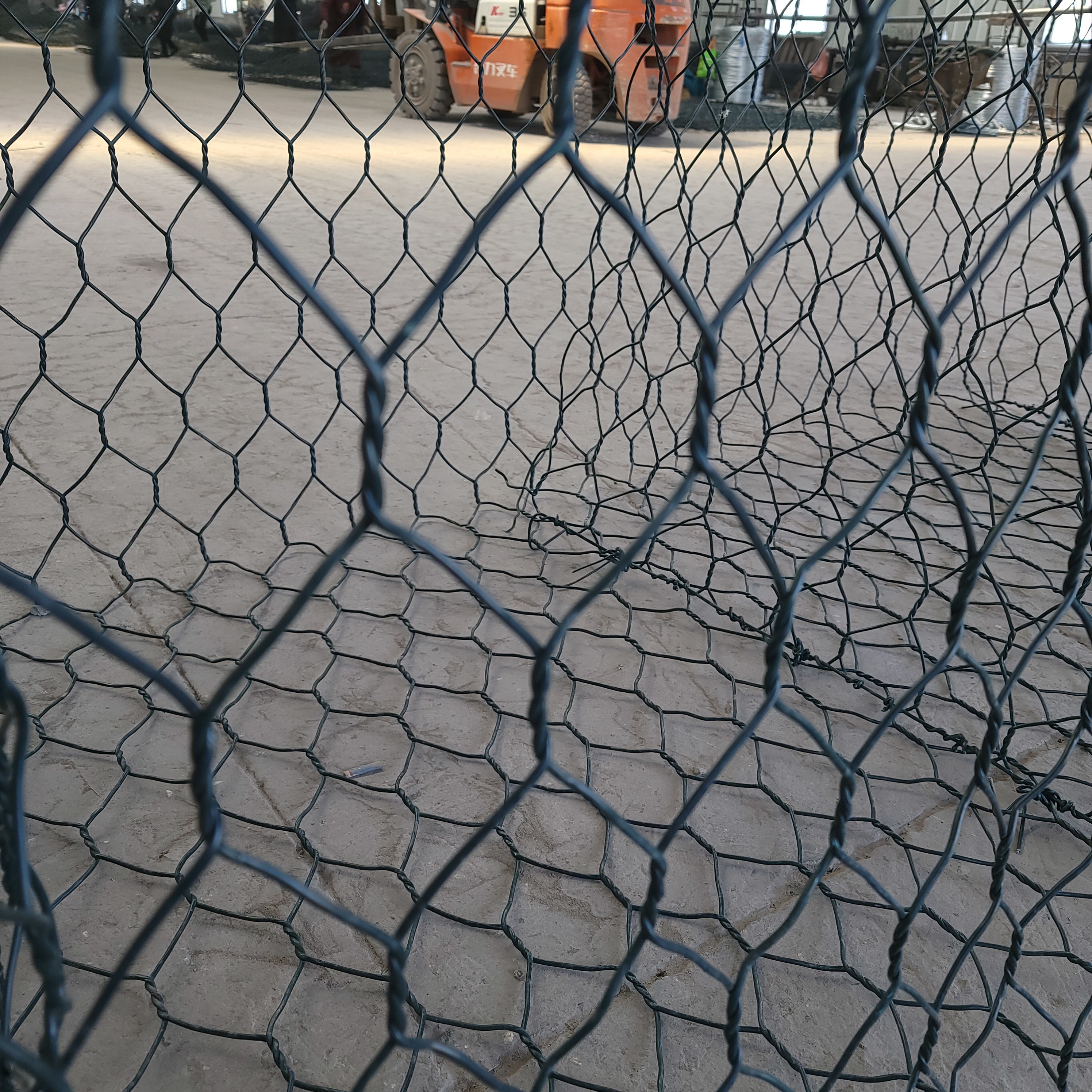 Galfan Woven Gabion Cage 4.0mm Drainage Canal Reinforcement Flexible Mesh Anti Clogging CE Certified