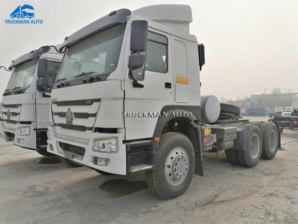Quality 600L Fuel Tank 70 Ton 6x4 420HP Prime Mover Truck for sale