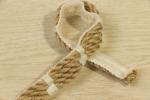 Twine Webbing Woven Tapes Rustic Hessian Cotton Material Breathable ODM