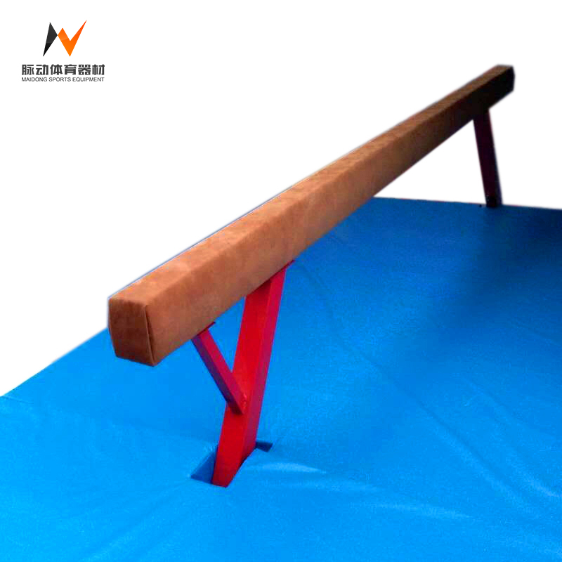 Customized Size Gymnastic Sport Equipment Balance Beam and Mat Set for Exercise Training