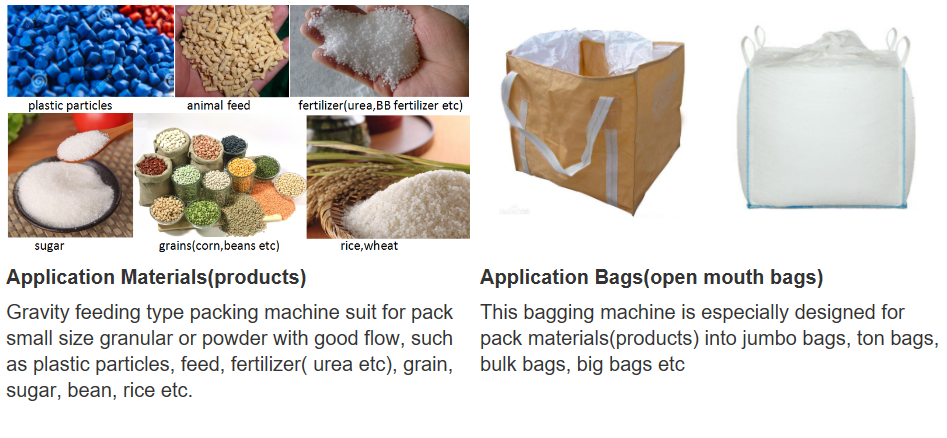 Quartz Sand Tons Bag Packing Machine With Dust Remove Device