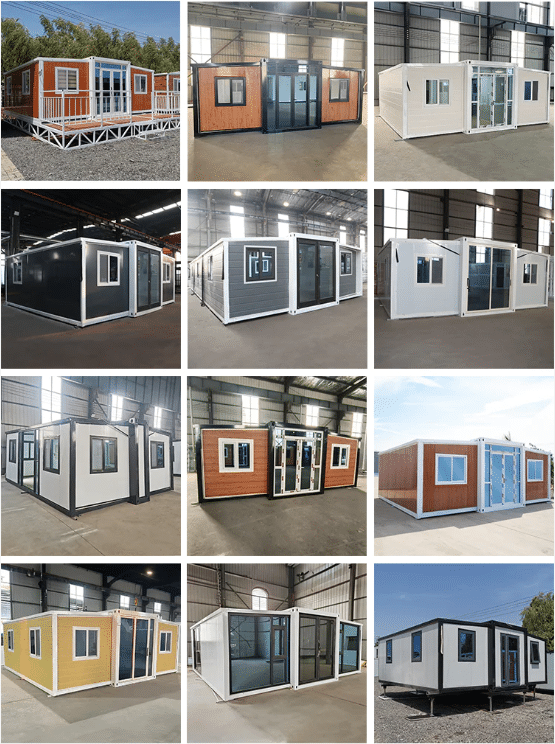 20FT Prefab Steel Home Gray Easy Assembled Modular Home Manufacturer