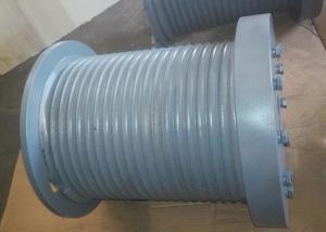 China Marine Hydraulic Winch Drum Durable With Rope Groove Rope Inlet wholesale