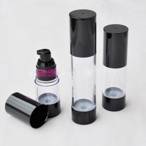 China Black airless pump container 15ml,30ml,50ml wholesale
