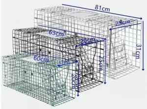 China 2mm Dia Live Cage Traps Galvanized Or Pvc Coated wholesale
