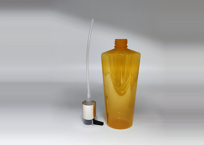 230ml PET Boston Shampoo Plastic Pump Bottle With Lotion Pump