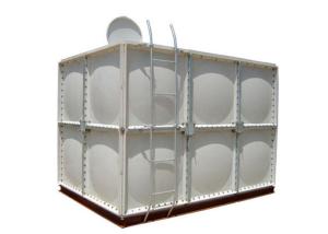 China Rust Proof FRP Water Storage Tank For Firing Water Storage Screw Mounting Assmebling wholesale