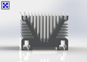 China Industrial Facility Aluminum Heatsink Extrusion Profiles Customized Shape wholesale